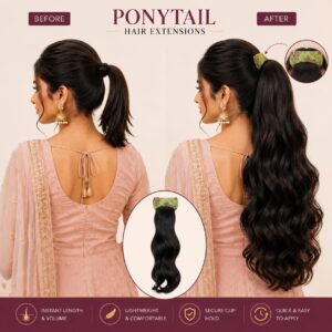 Flat Clip Ponytail Extensions